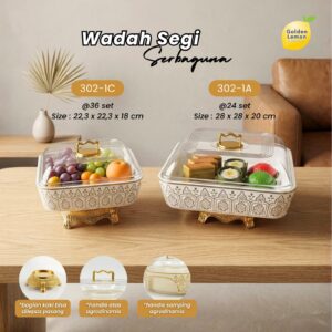Wadah Tutup Segi Serbaguna Series