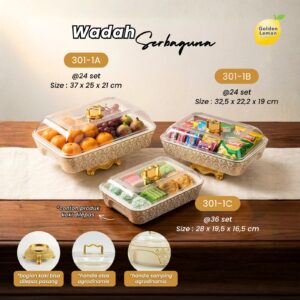 Wadah Tutup Segi Panjang Serbaguna Series