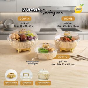 Wadah Tutup Bulat Serbaguna Series